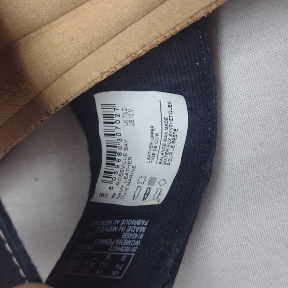 Women Clarks Roseville Bay Navy Sandal - Picture 4 of 4